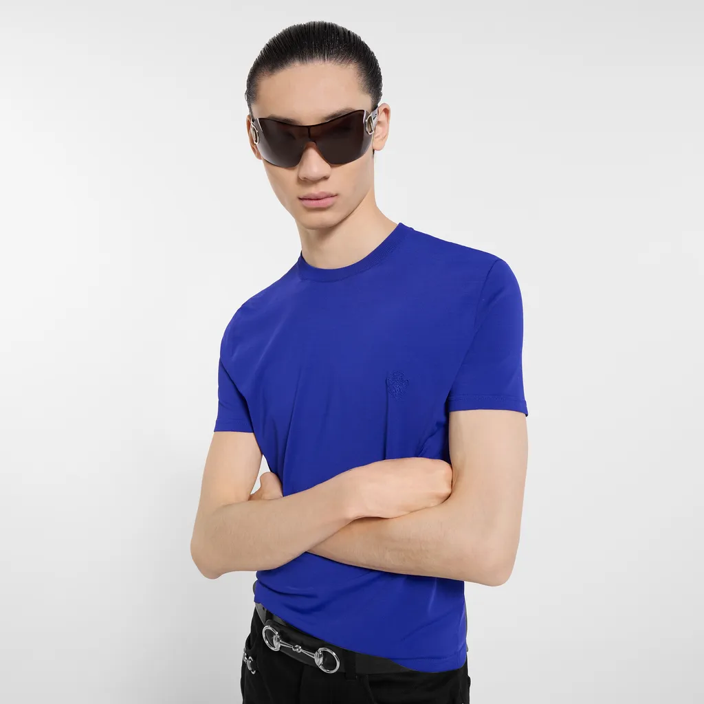 Knitted T-Shirt With Embroidery