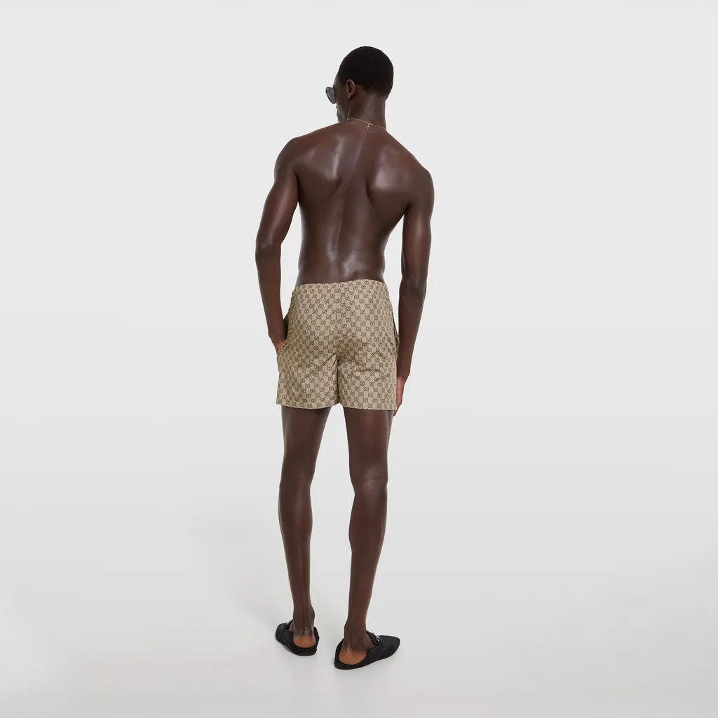 Printed Nylon Swim Shorts