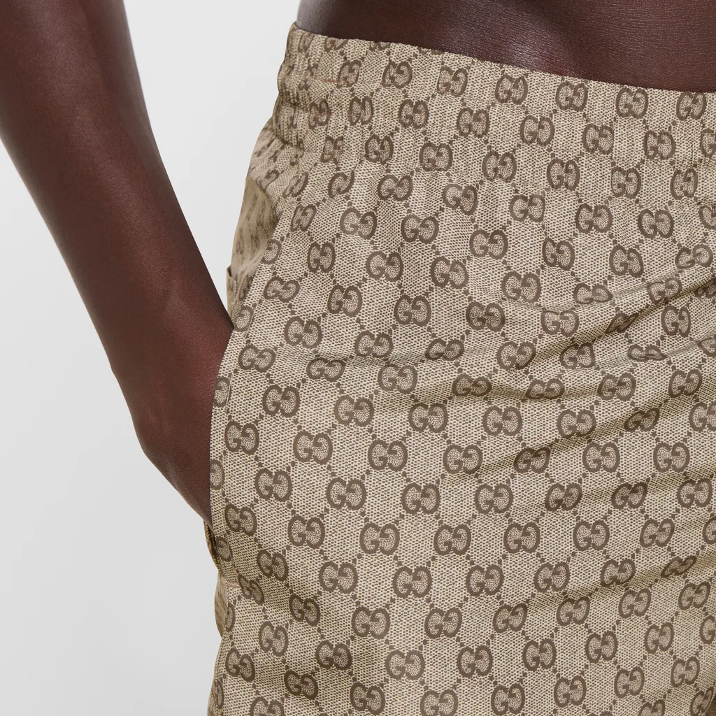Printed Nylon Swim Shorts