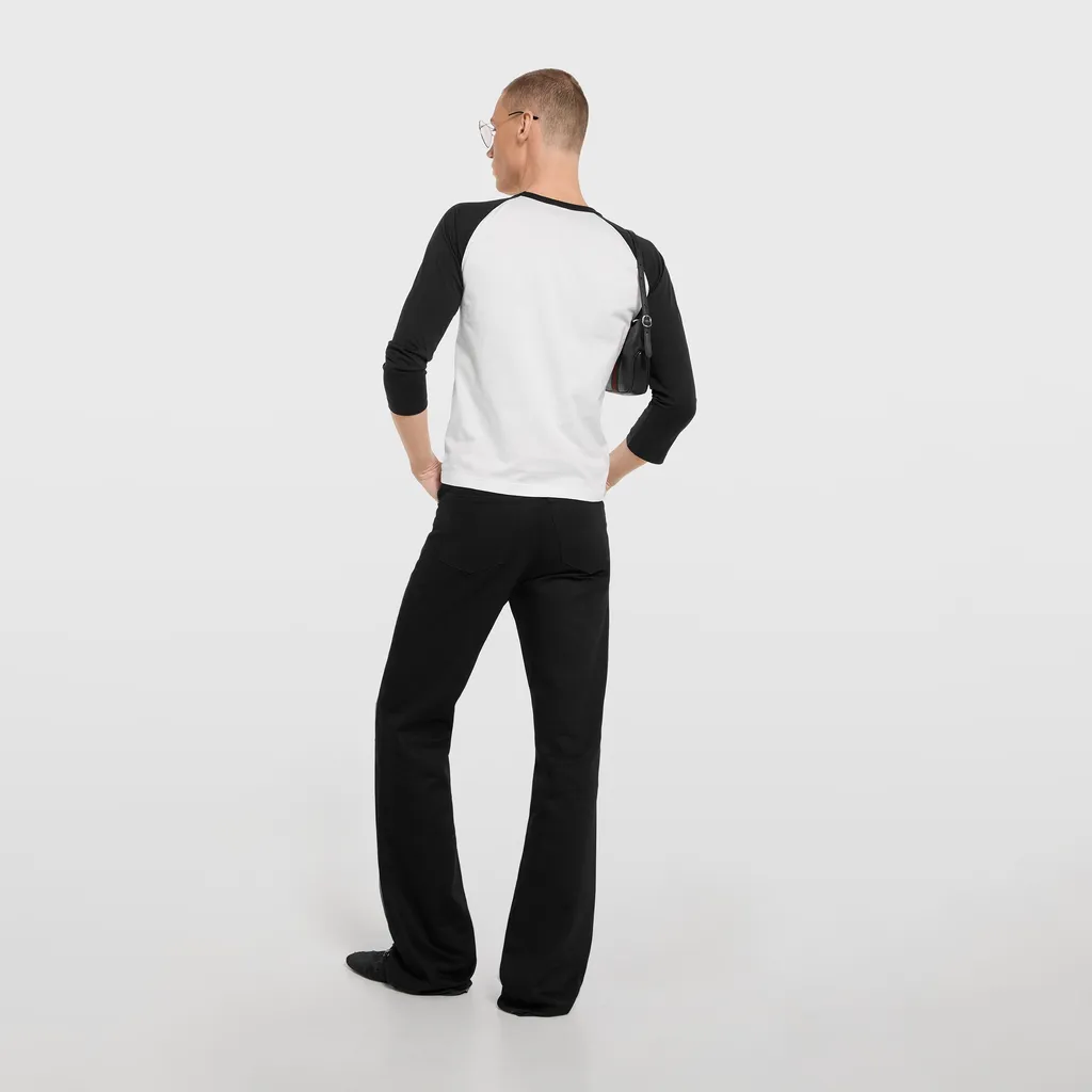 Silk Blend Jersey T-Shirt With Print