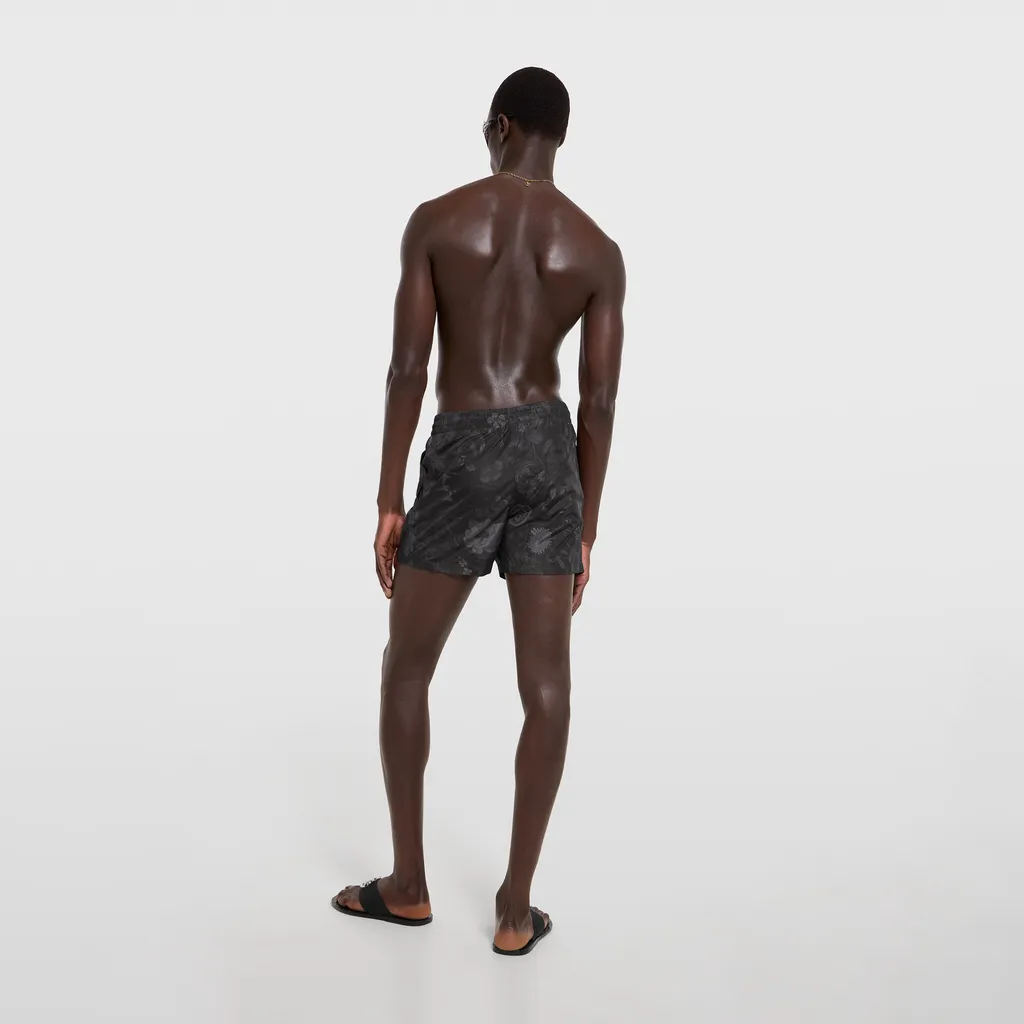 Printed Nylon Swim Shorts