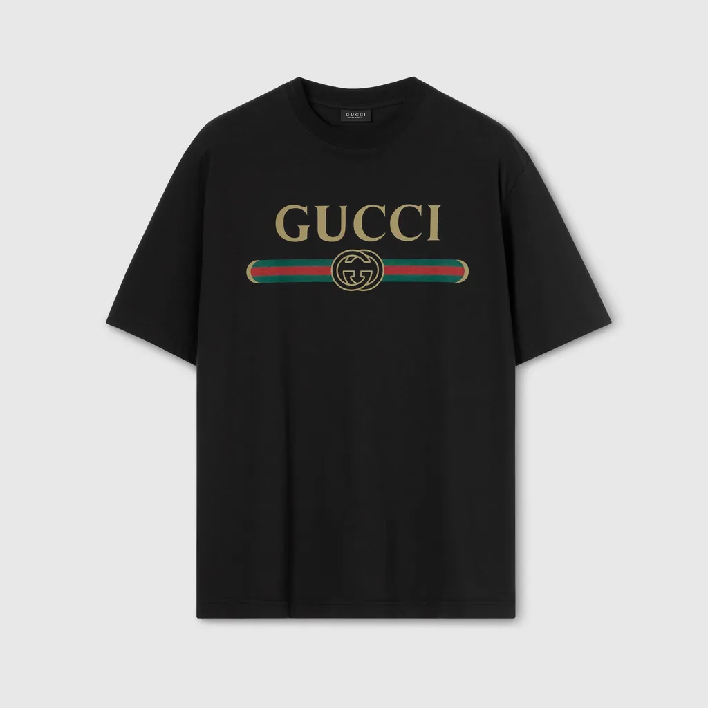 Silk Blend Jersey T-Shirt With Print