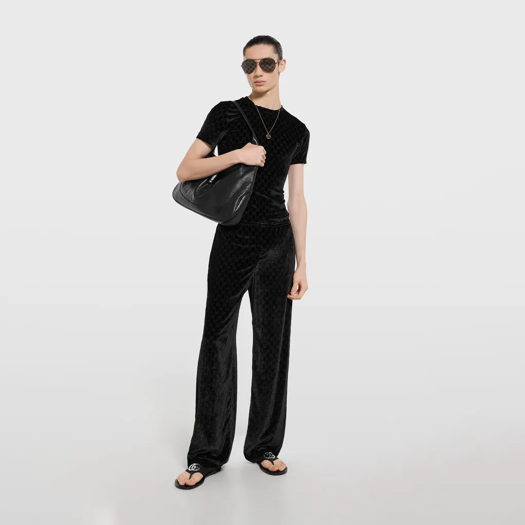Gg Velvet Devoré Sportswear Pants