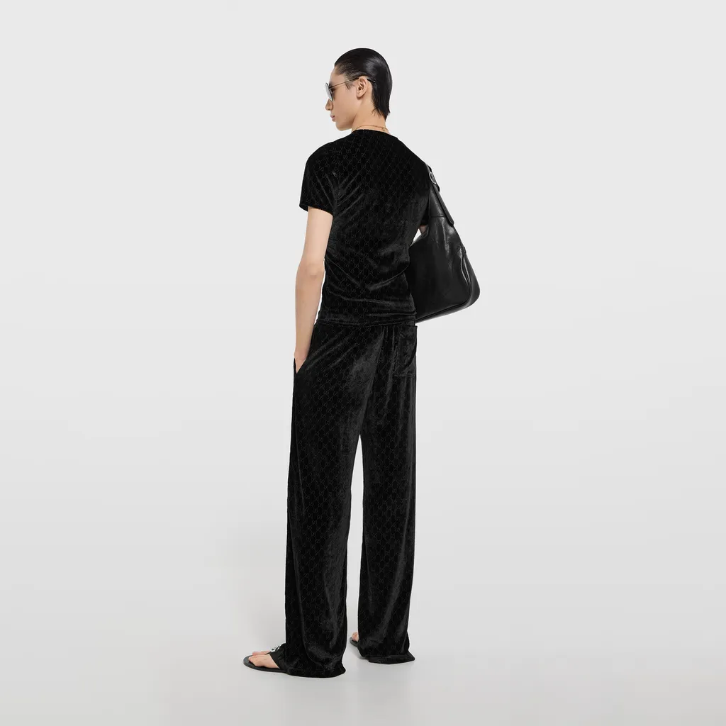 Gg Velvet Devoré Sportswear Pants