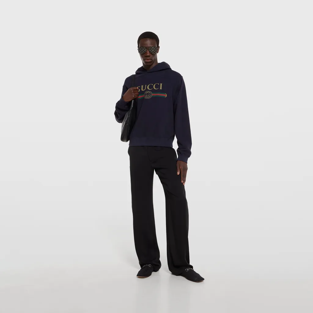 Cashmere Blend Sweatshirt With Print