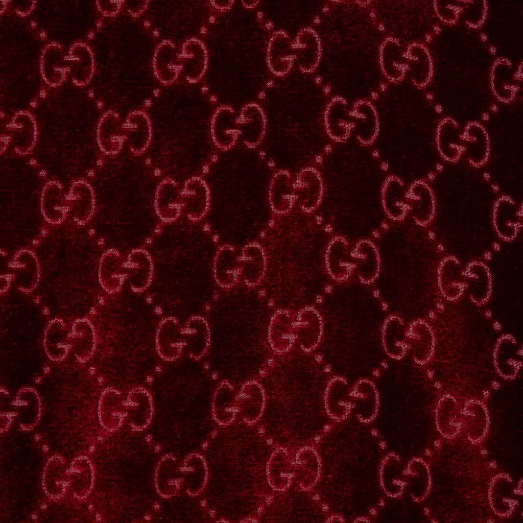 Gg Stretch Velvet Devoré Zipped Jacket