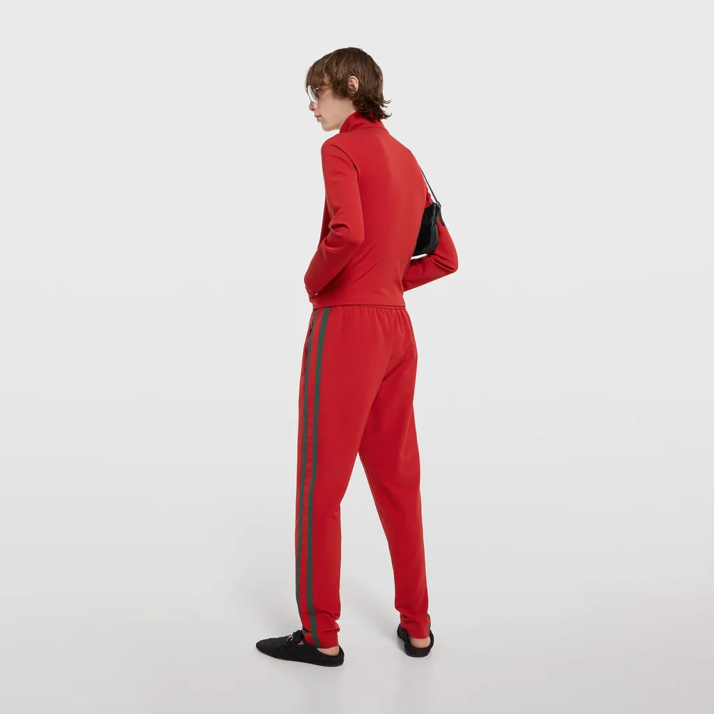 Stretch Nylon Zip Jacket With Web