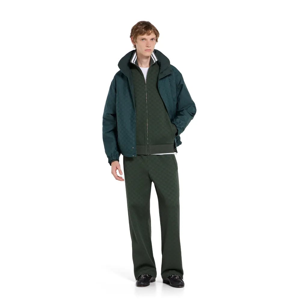 Gg Technical Jersey Zip Jacket