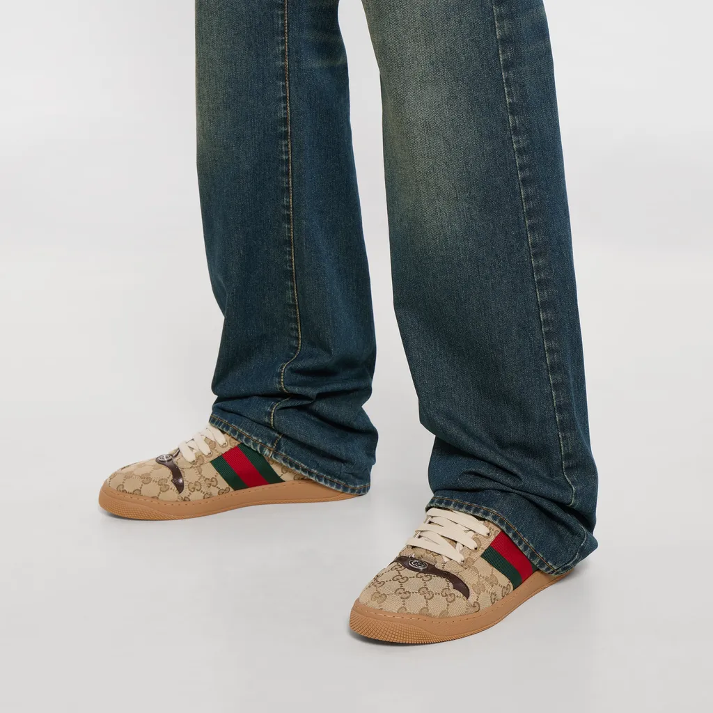 Worn-Out Effect Screener Sneaker