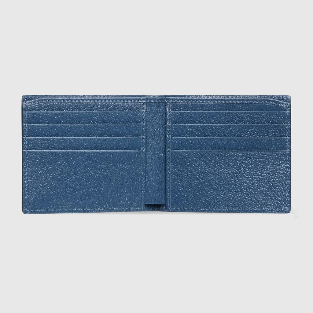 Blue Interior Gg Bi-Fold Wallet