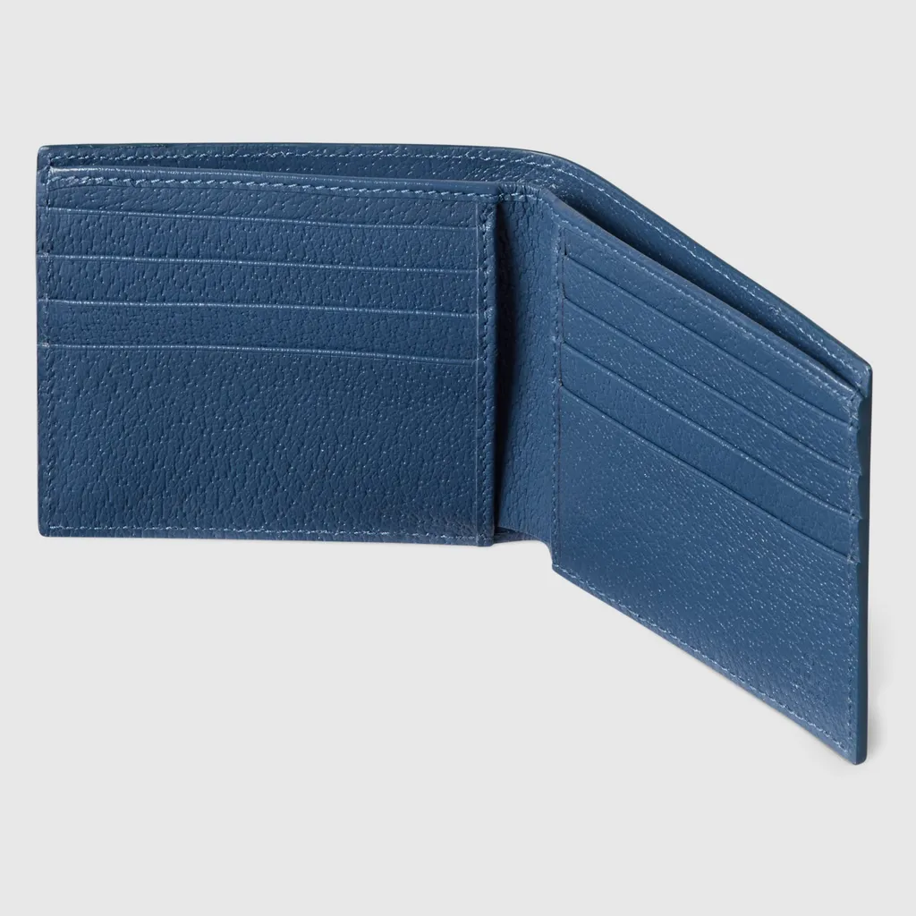 Blue Interior Gg Bi-Fold Wallet