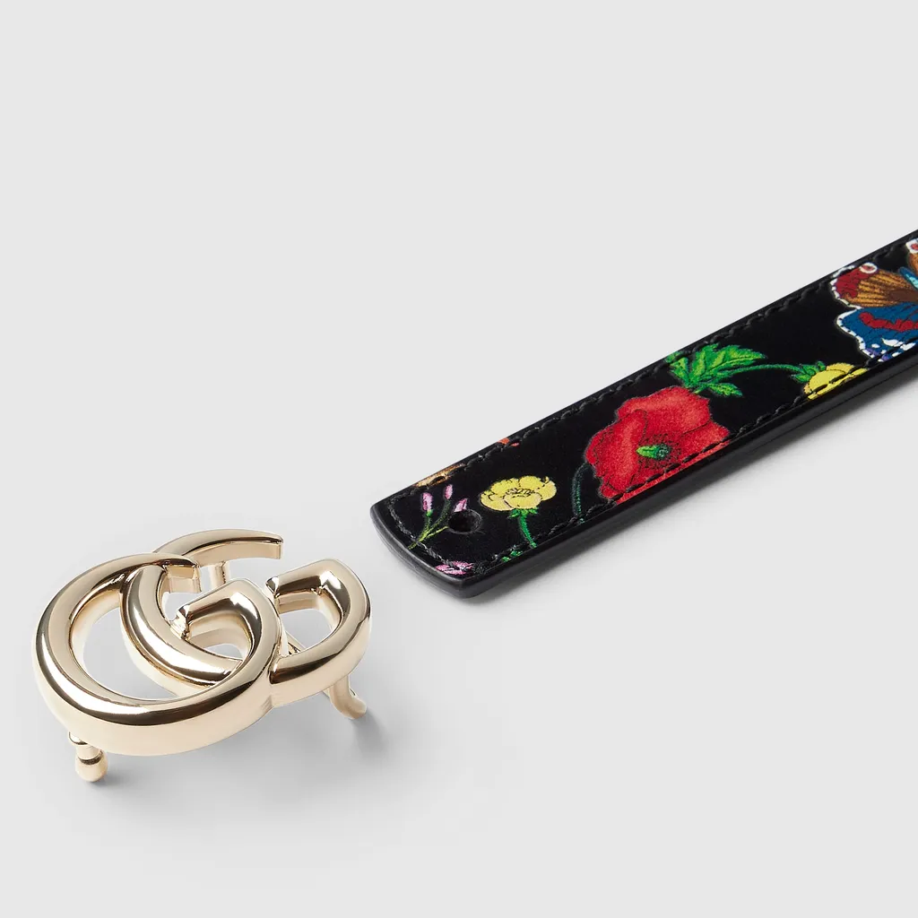 Reversible Gg Marmont Thin Belt