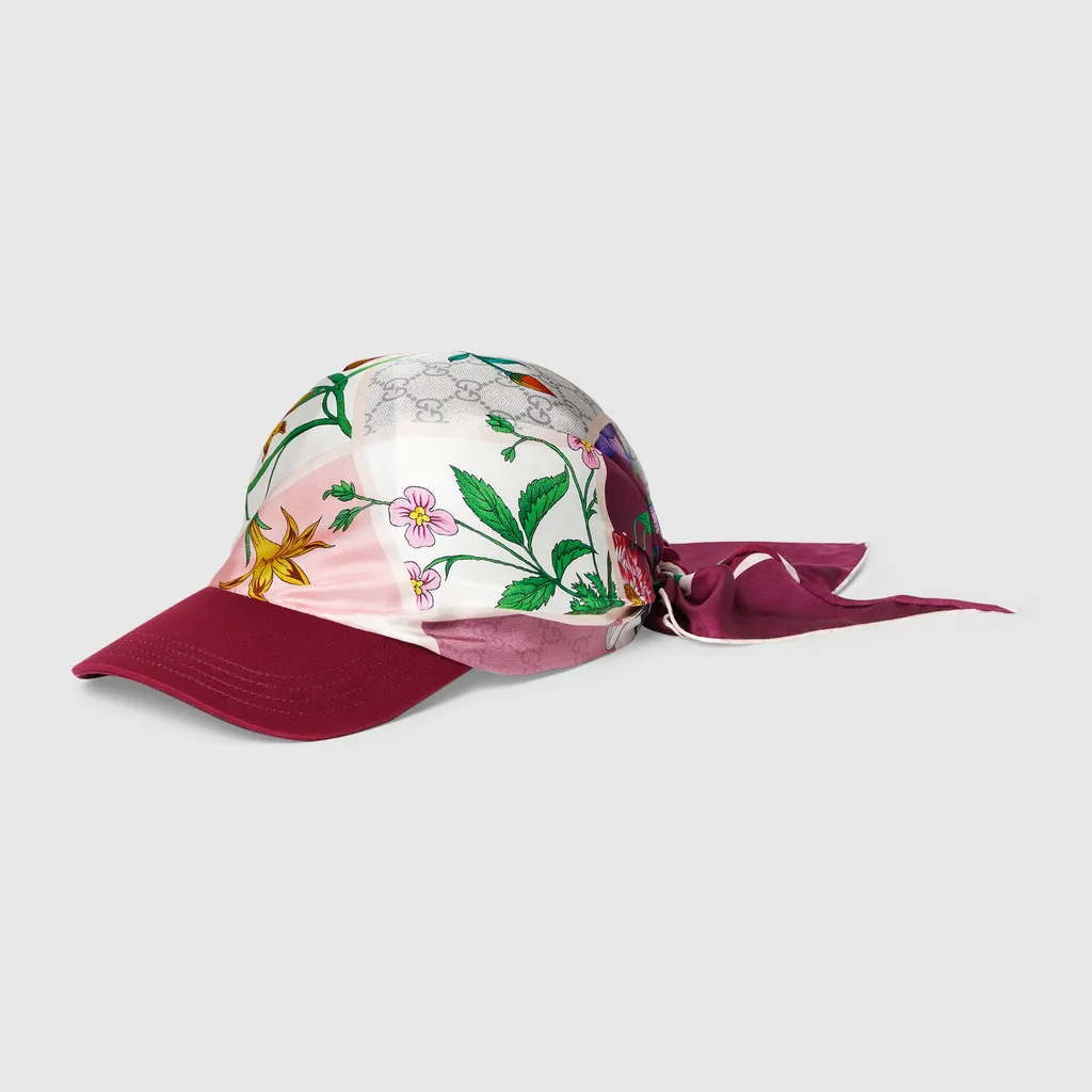 Printed Silk Baseball Cap