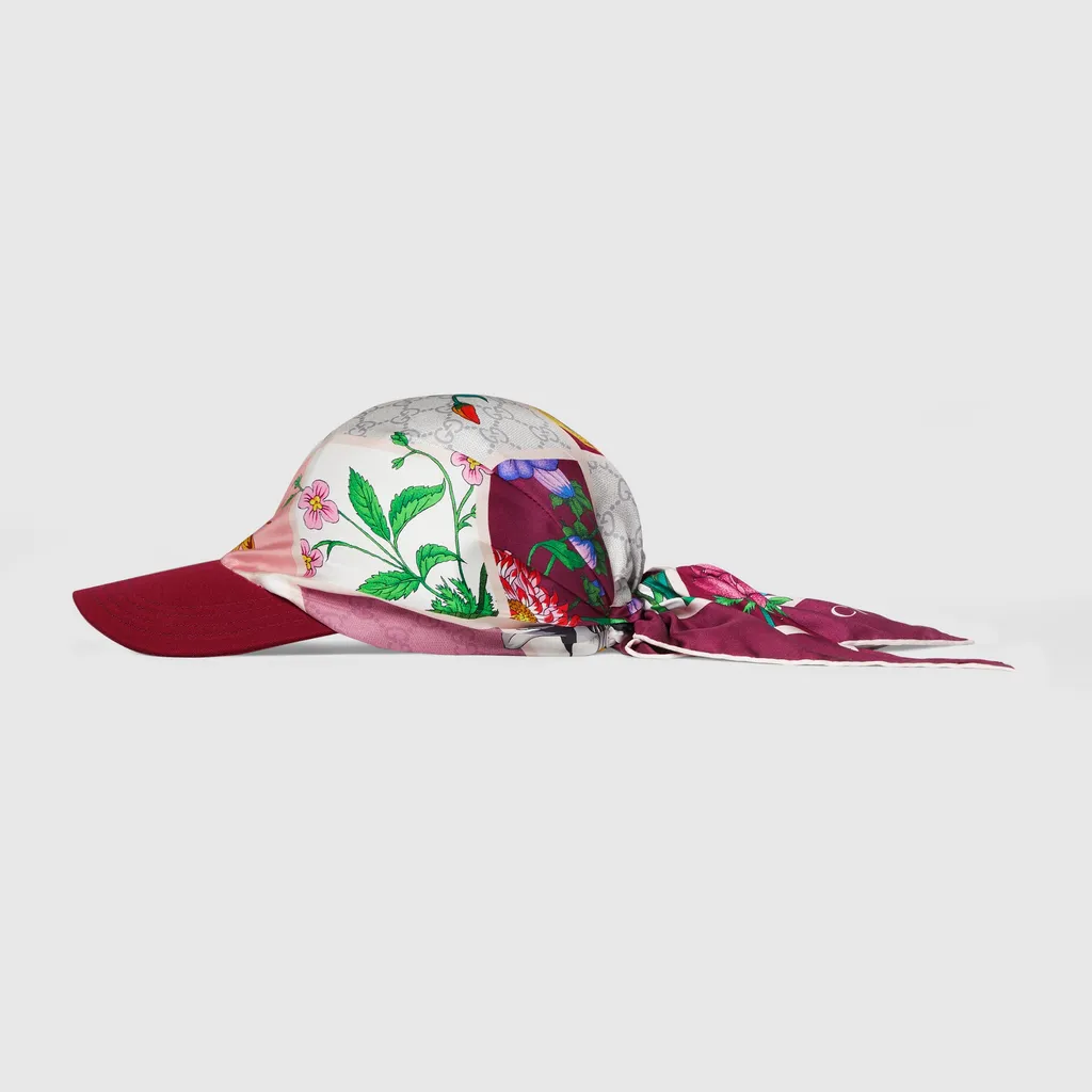 Printed Silk Baseball Cap