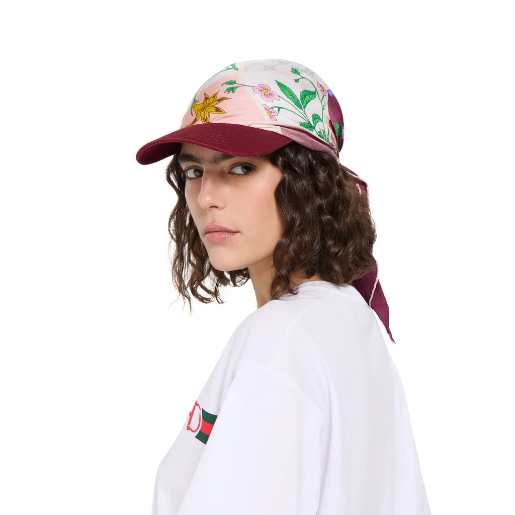 Printed Silk Baseball Cap
