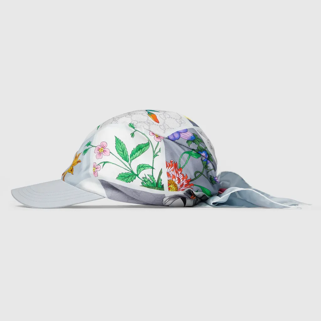 Printed Silk Baseball Cap