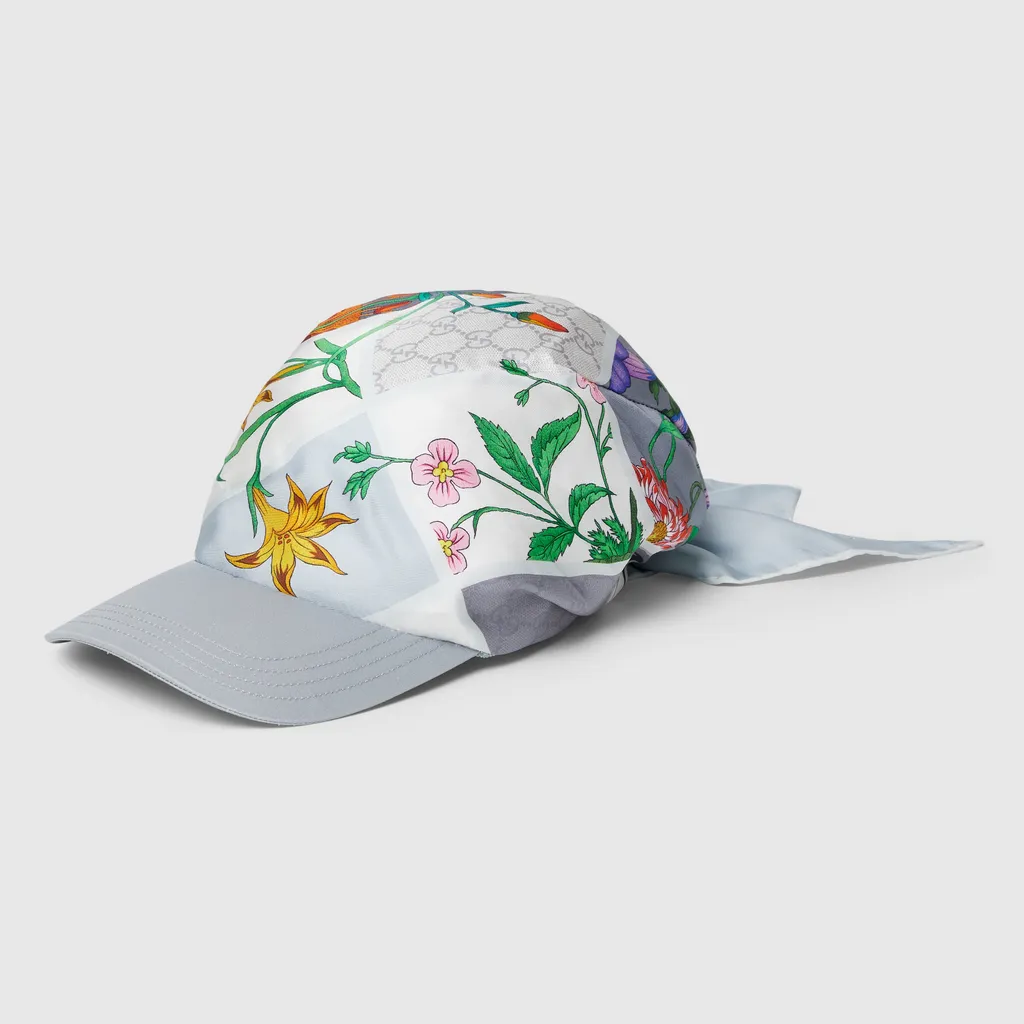 Printed Silk Baseball Cap