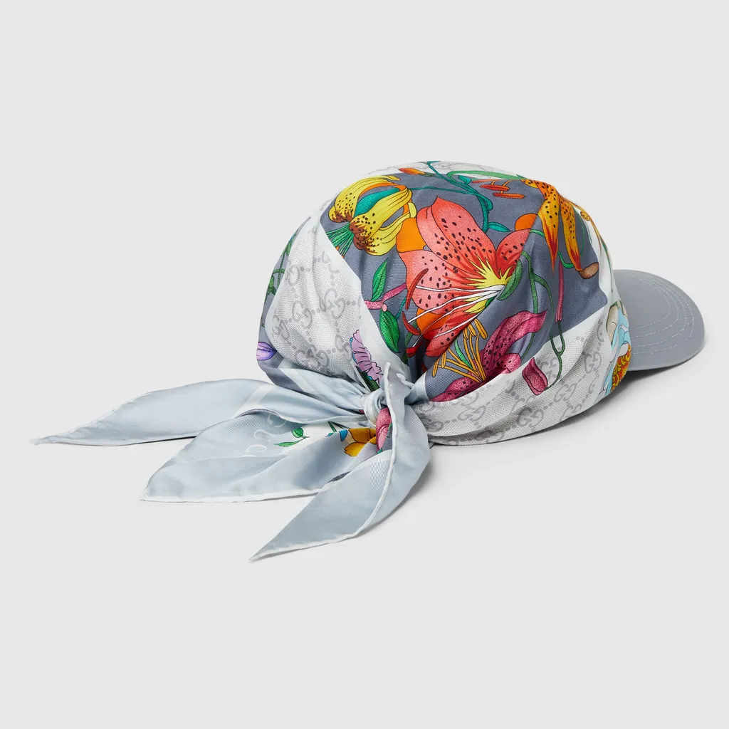 Printed Silk Baseball Cap