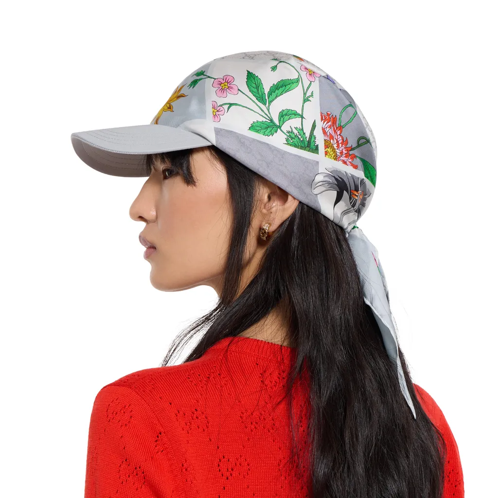 Printed Silk Baseball Cap