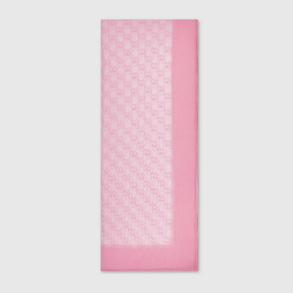 Printed Silk Chiffon Stole