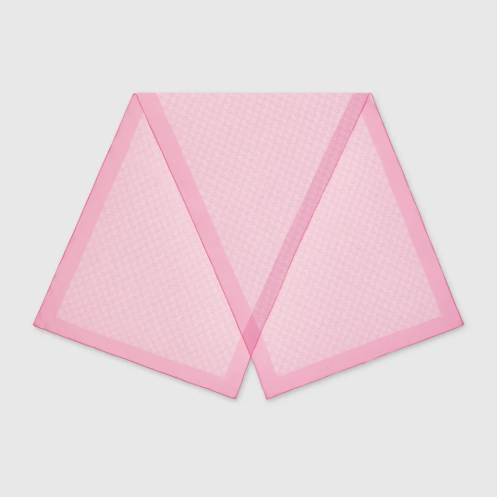 Printed Silk Chiffon Stole