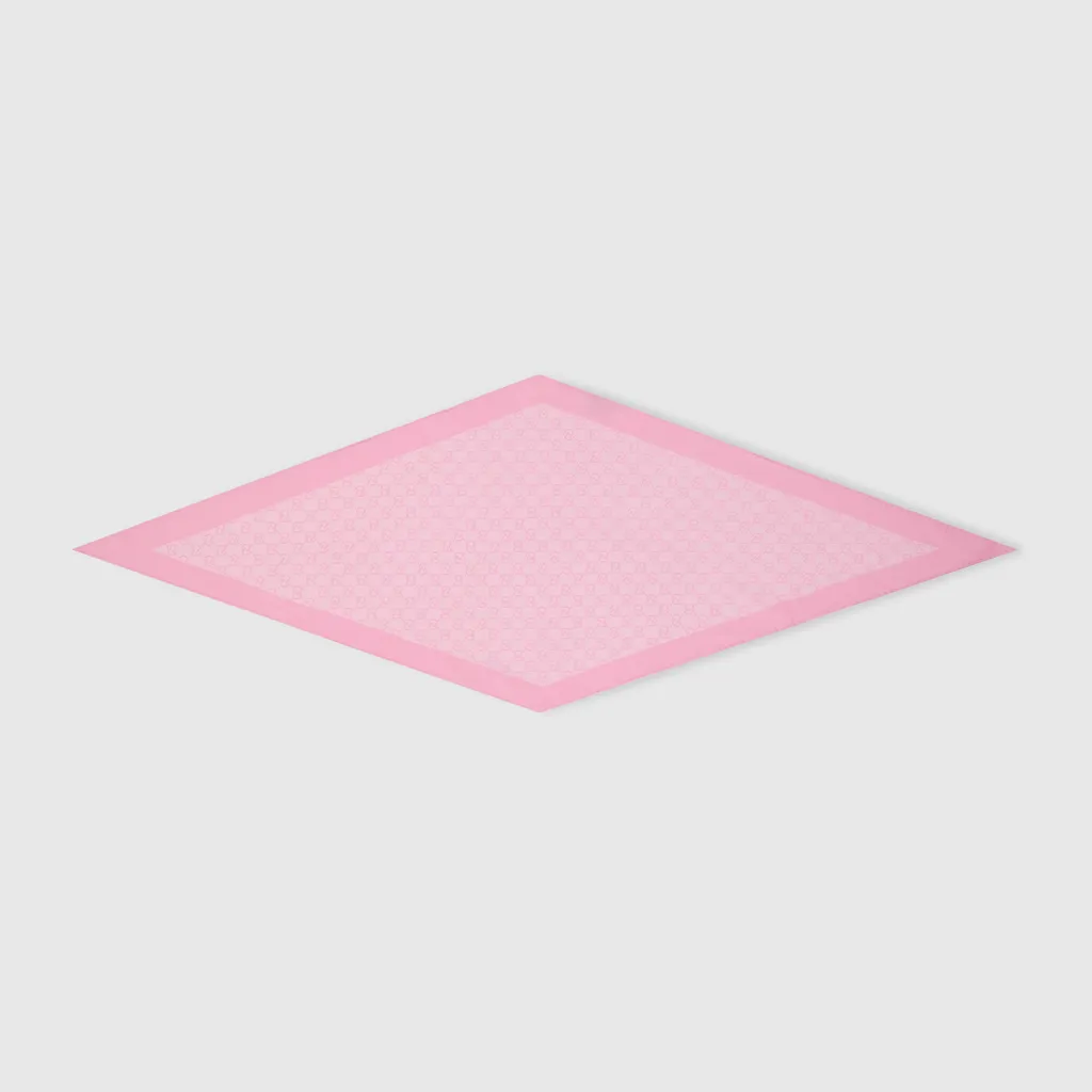 Printed Silk Twill Diamond Scarf