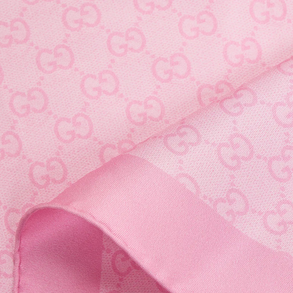 Printed Silk Twill Diamond Scarf