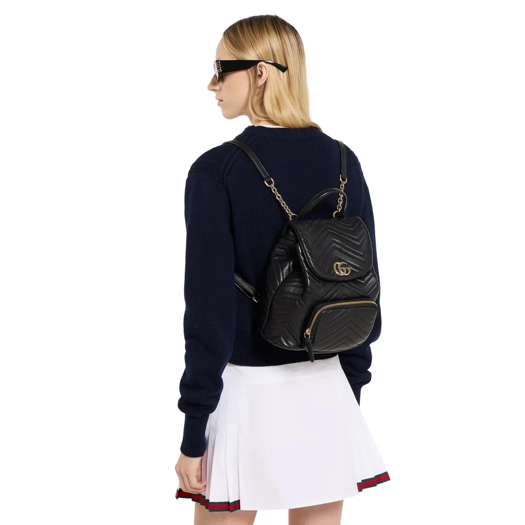 Gg Marmont Small Backpack