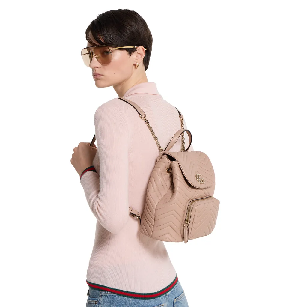 Gg Marmont Small Backpack