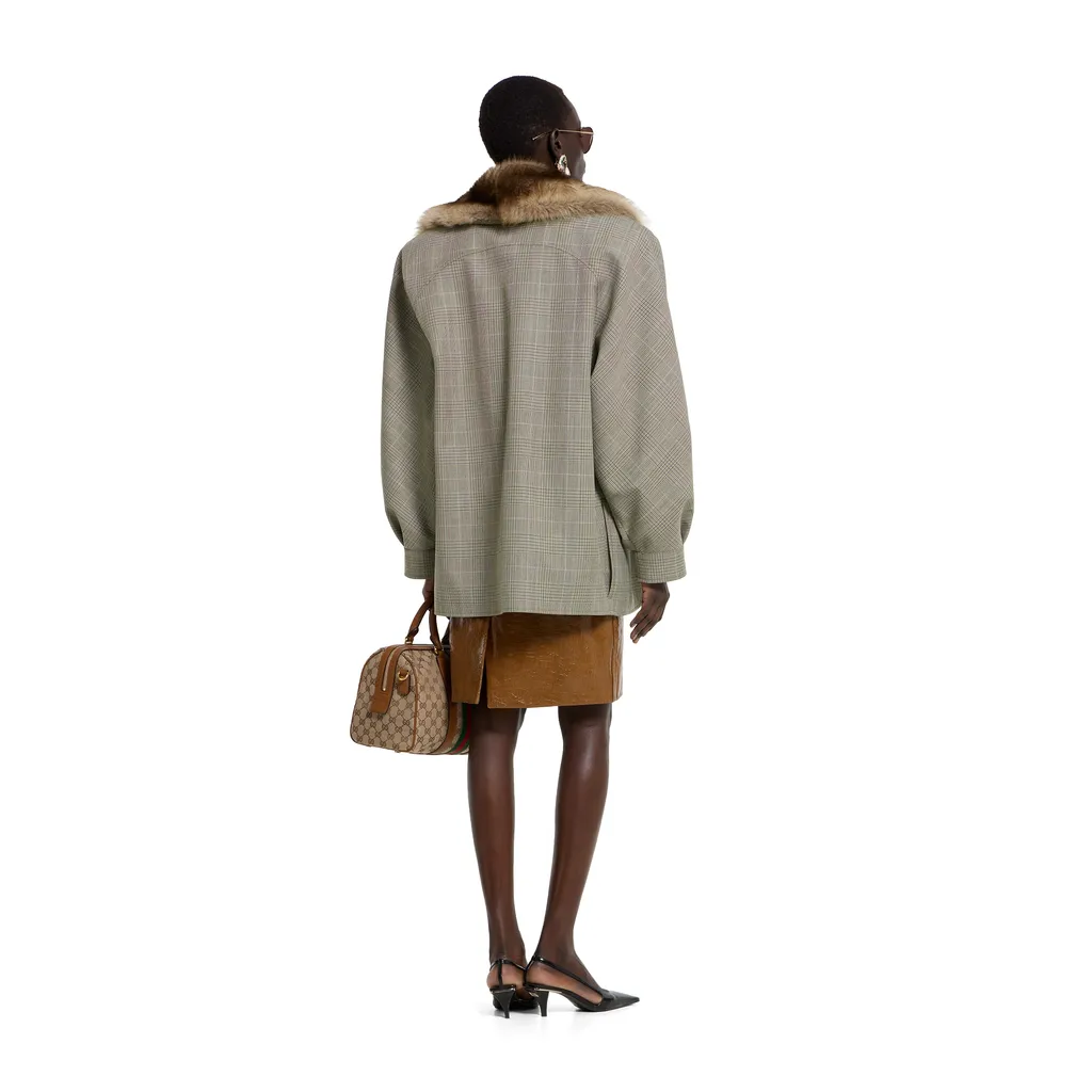 Prince Of Wales Wool Jacket