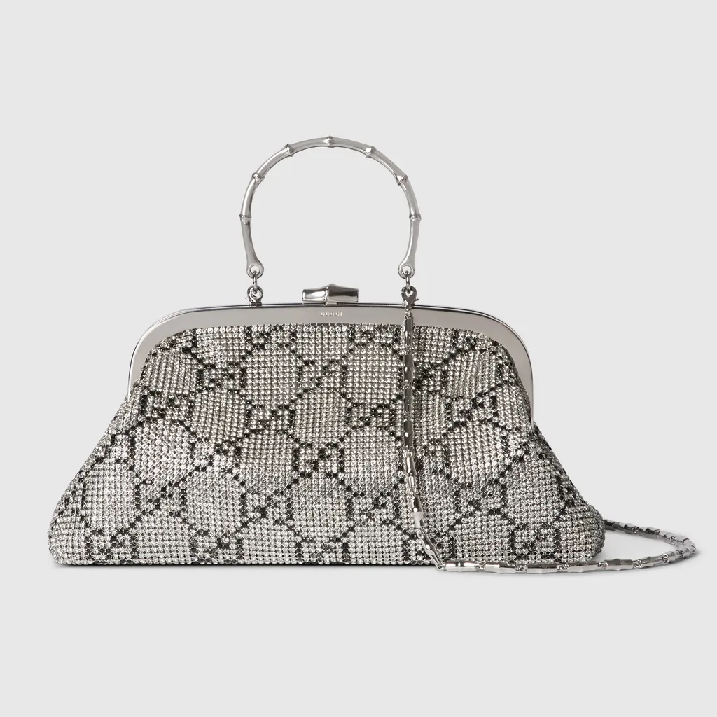 Crystal Medium Evening Top Handle Bag