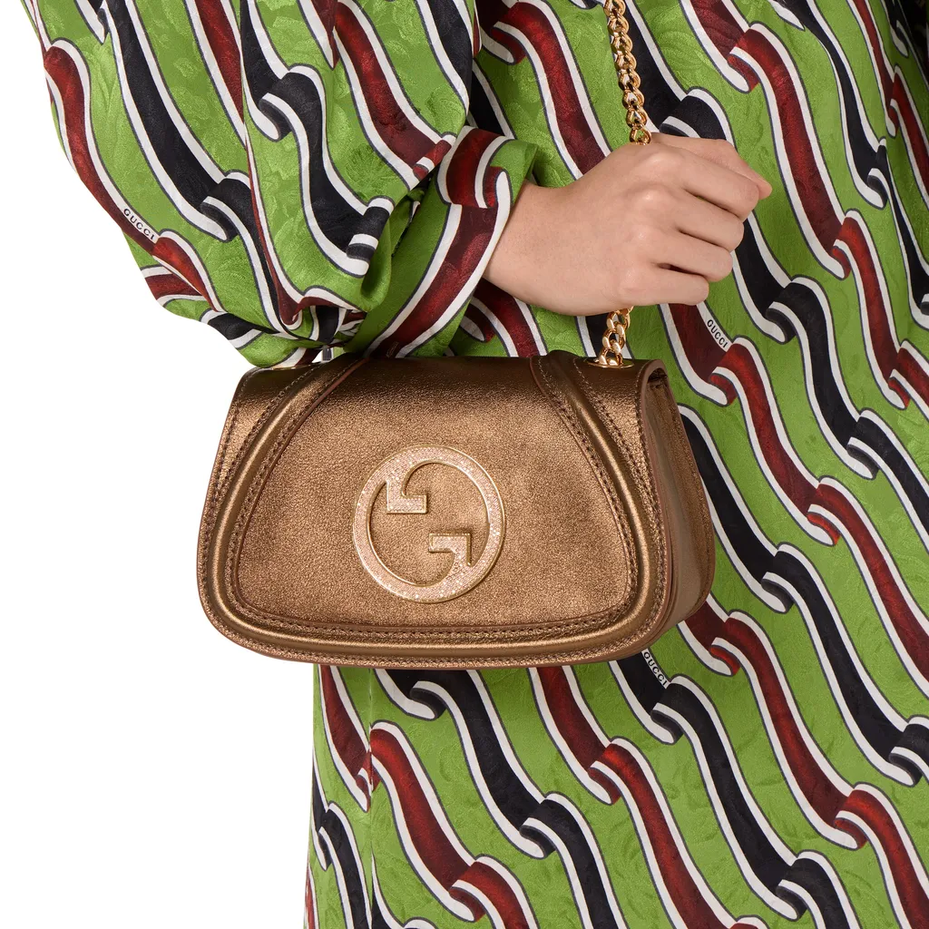 Gucci Blondie Crystal Small Shoulder Bag