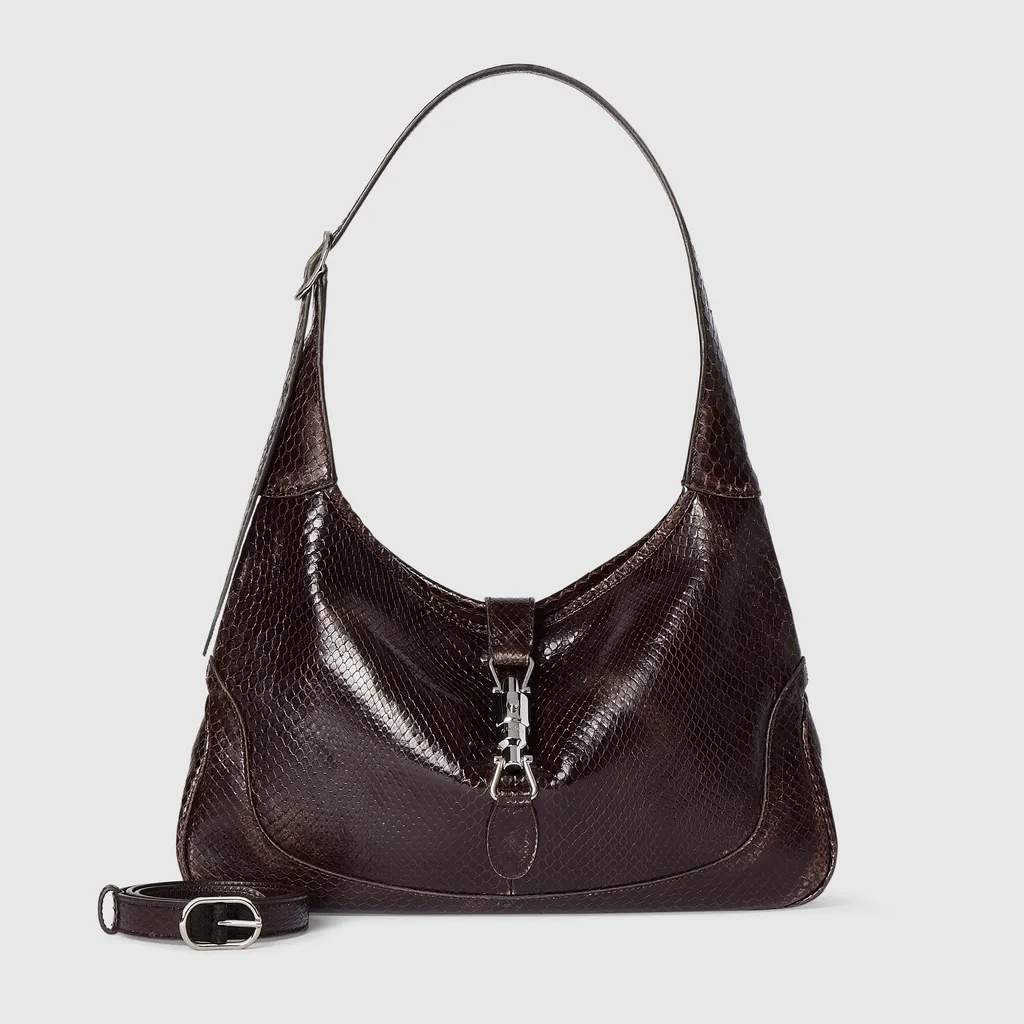 Gucci Jackie 1961 Python Medium Shoulder Bag