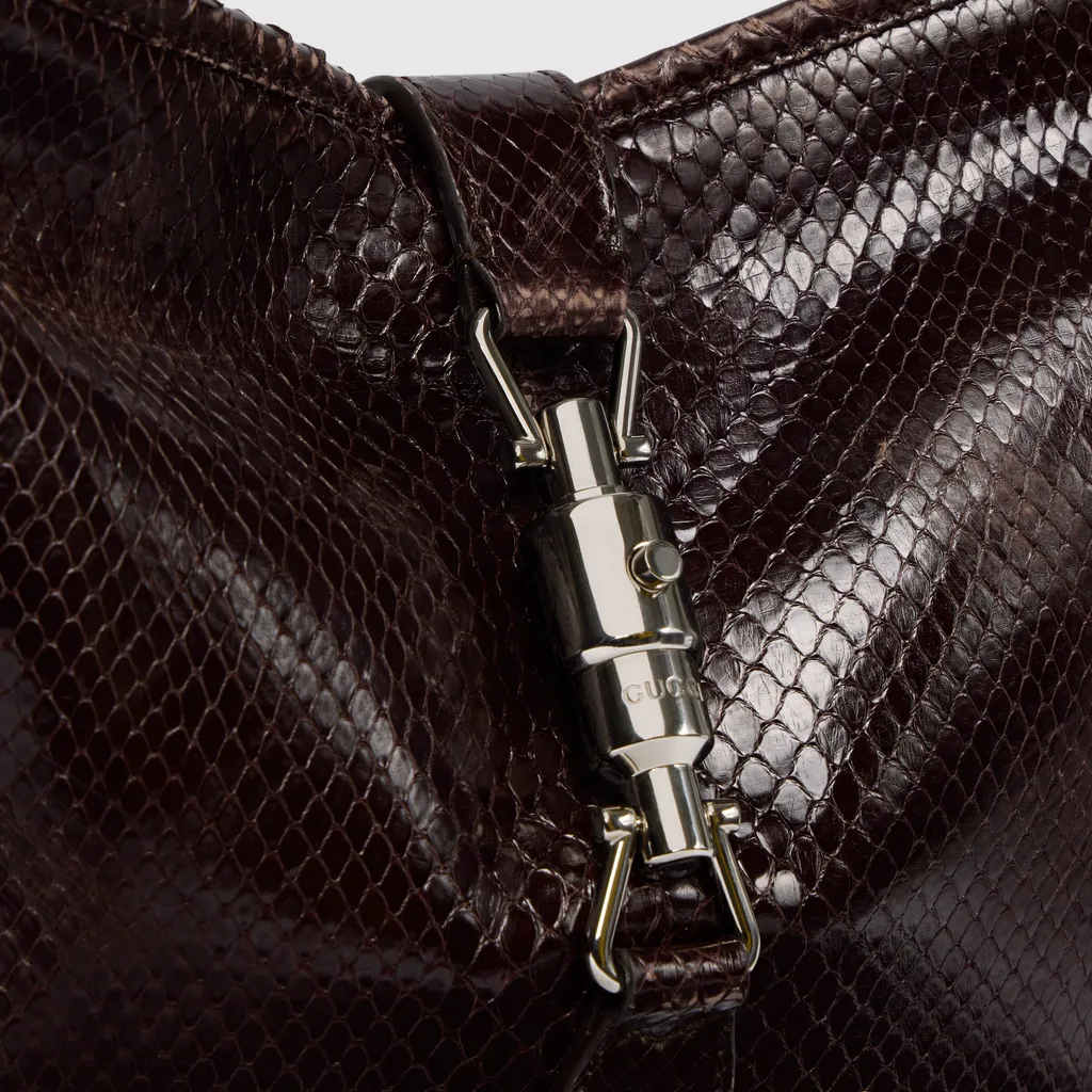 Gucci Jackie 1961 Python Medium Shoulder Bag