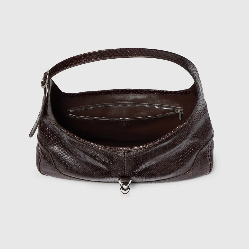 Gucci Jackie 1961 Python Medium Shoulder Bag