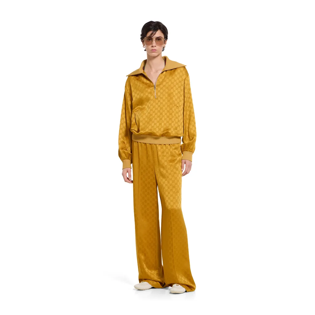Gg Acetate Jacquard Trousers