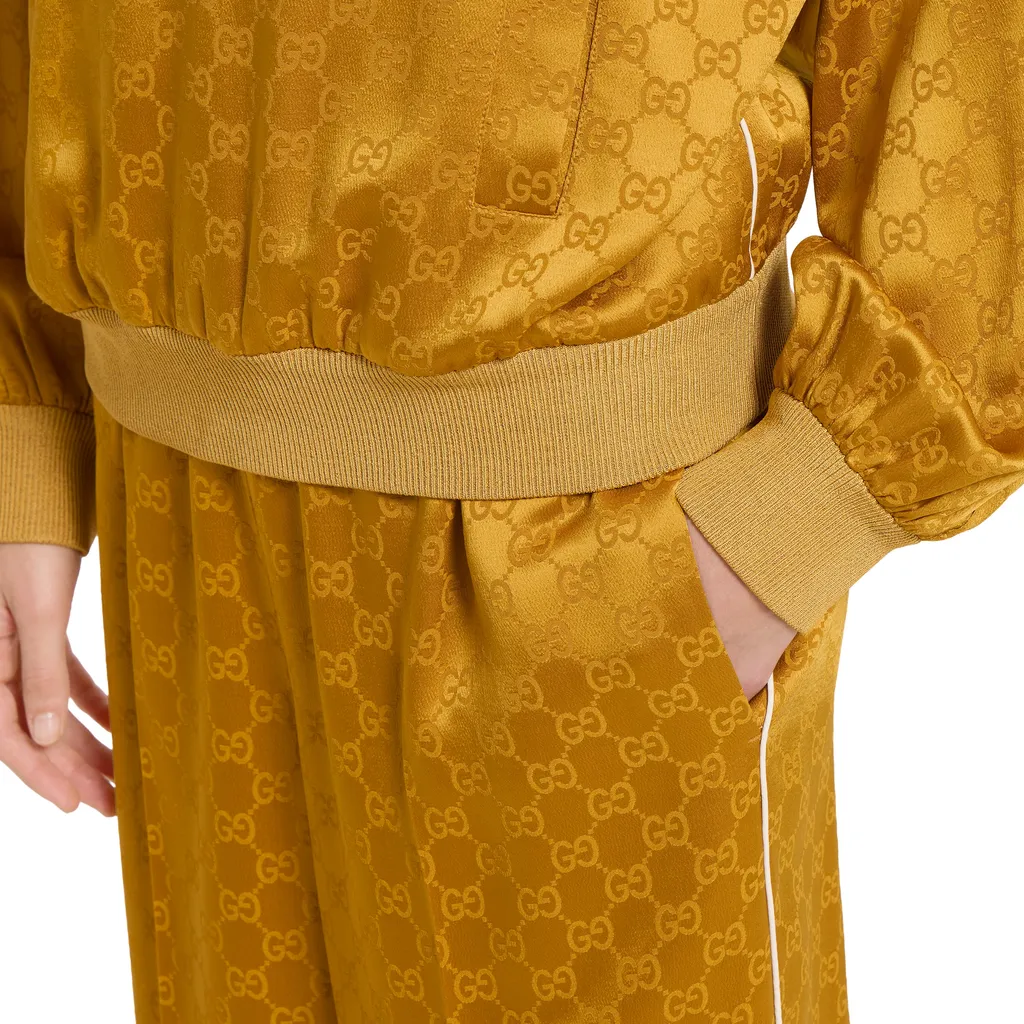 Gg Acetate Jacquard Trousers