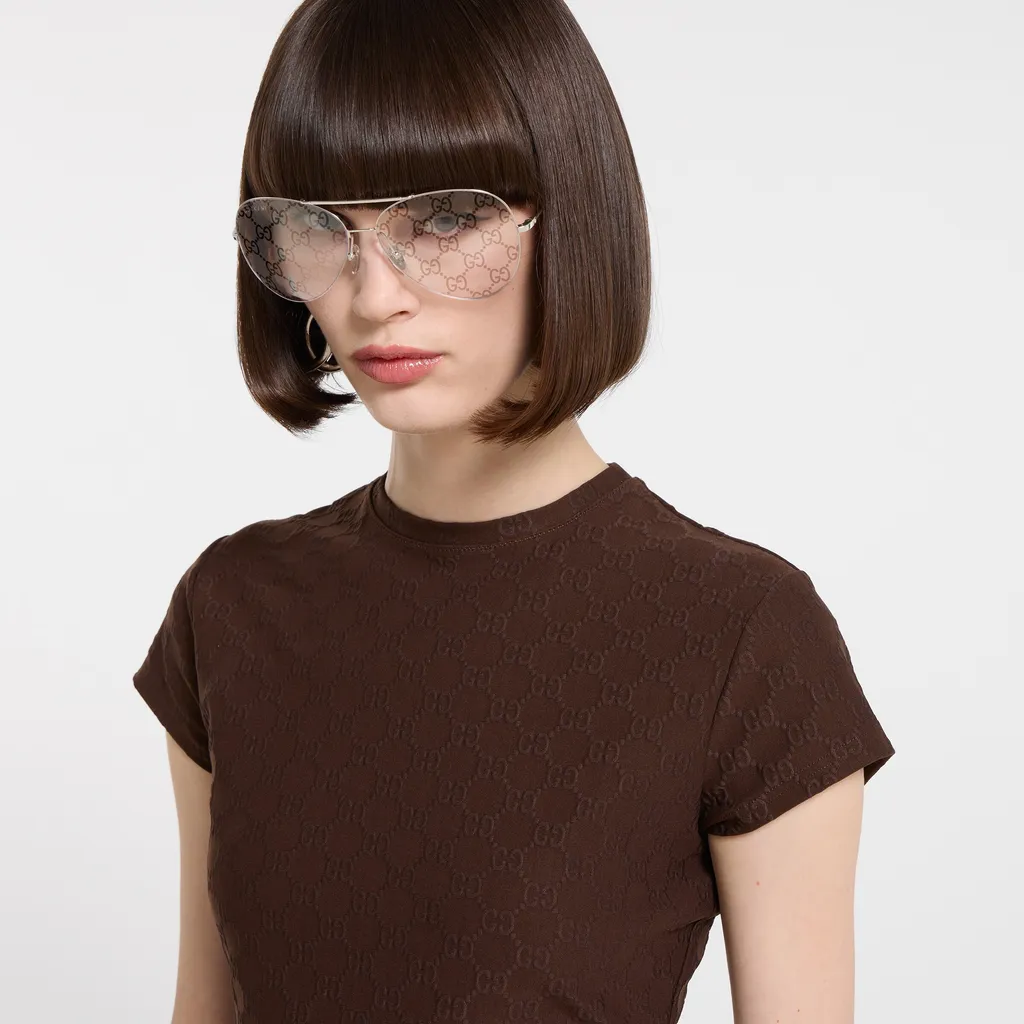 Gg Jersey Jacquard T-Shirt
