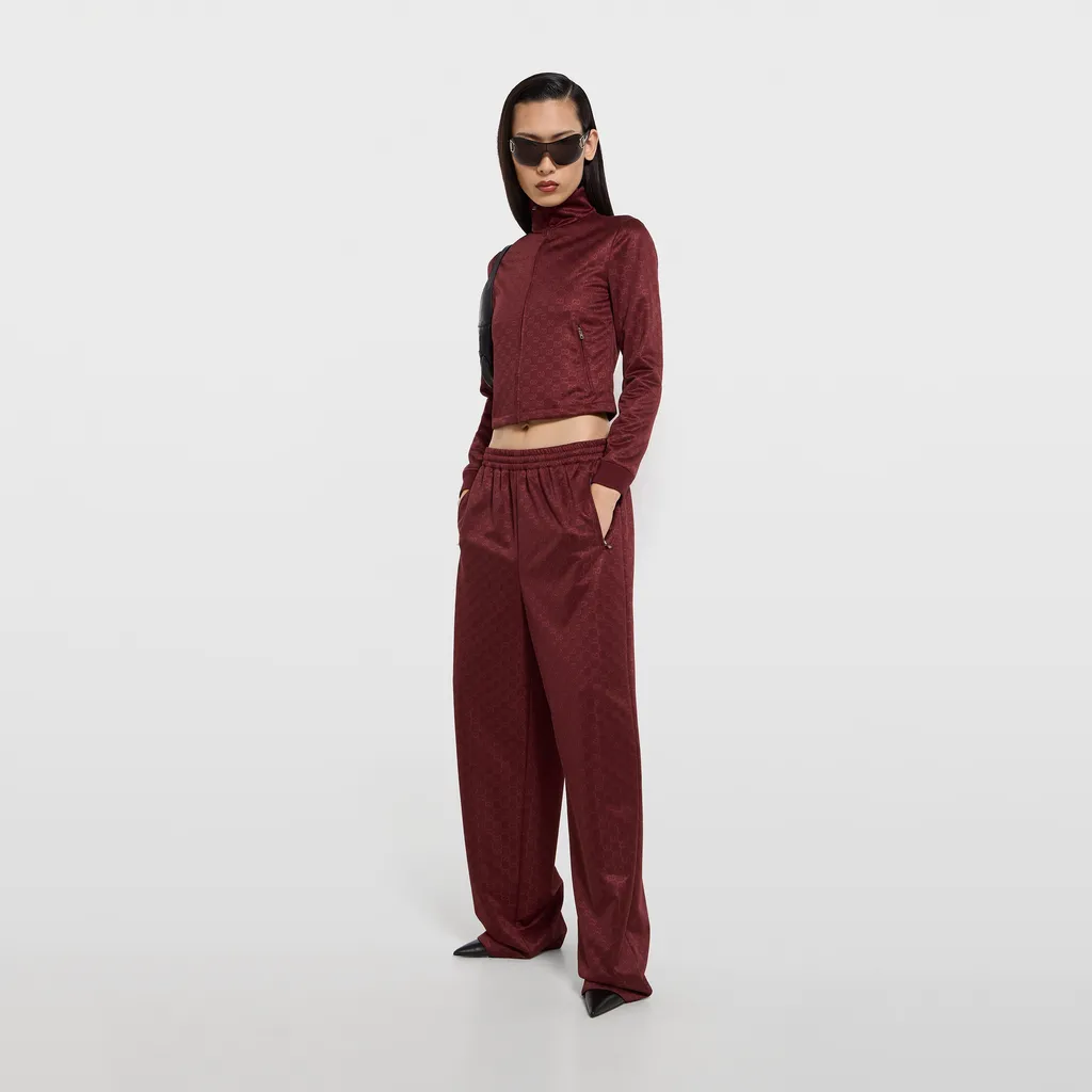Gg Jersey Jacquard Zip Jacket