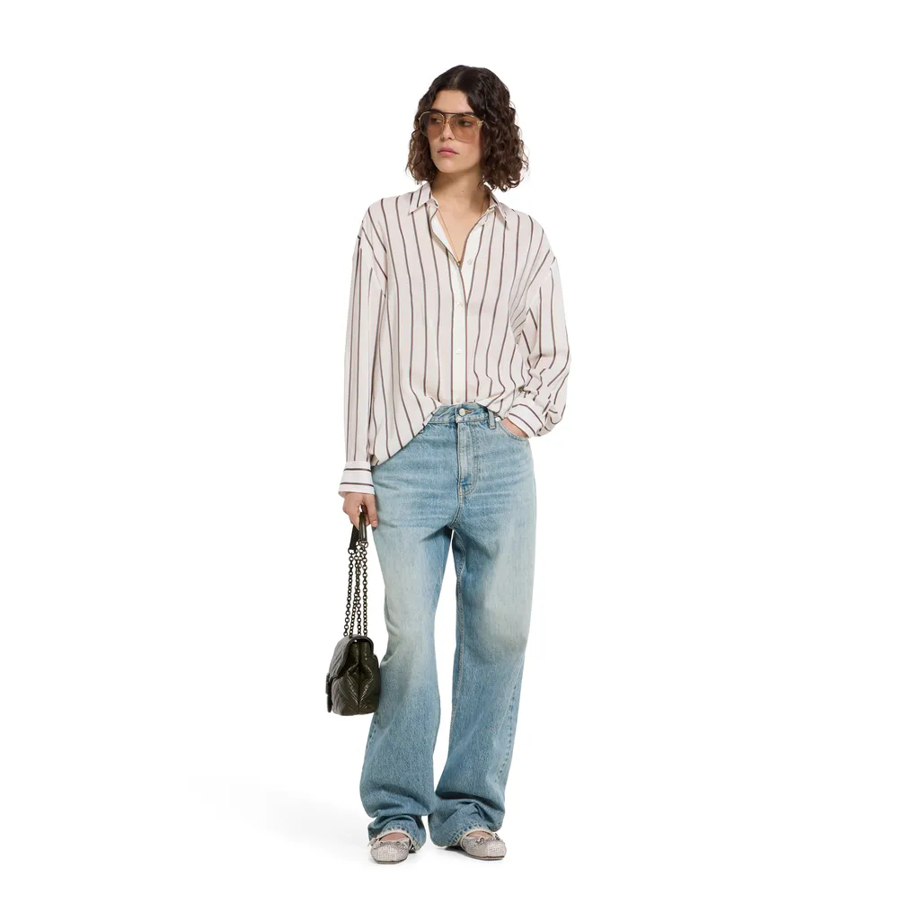 Cotton Denim Trousers