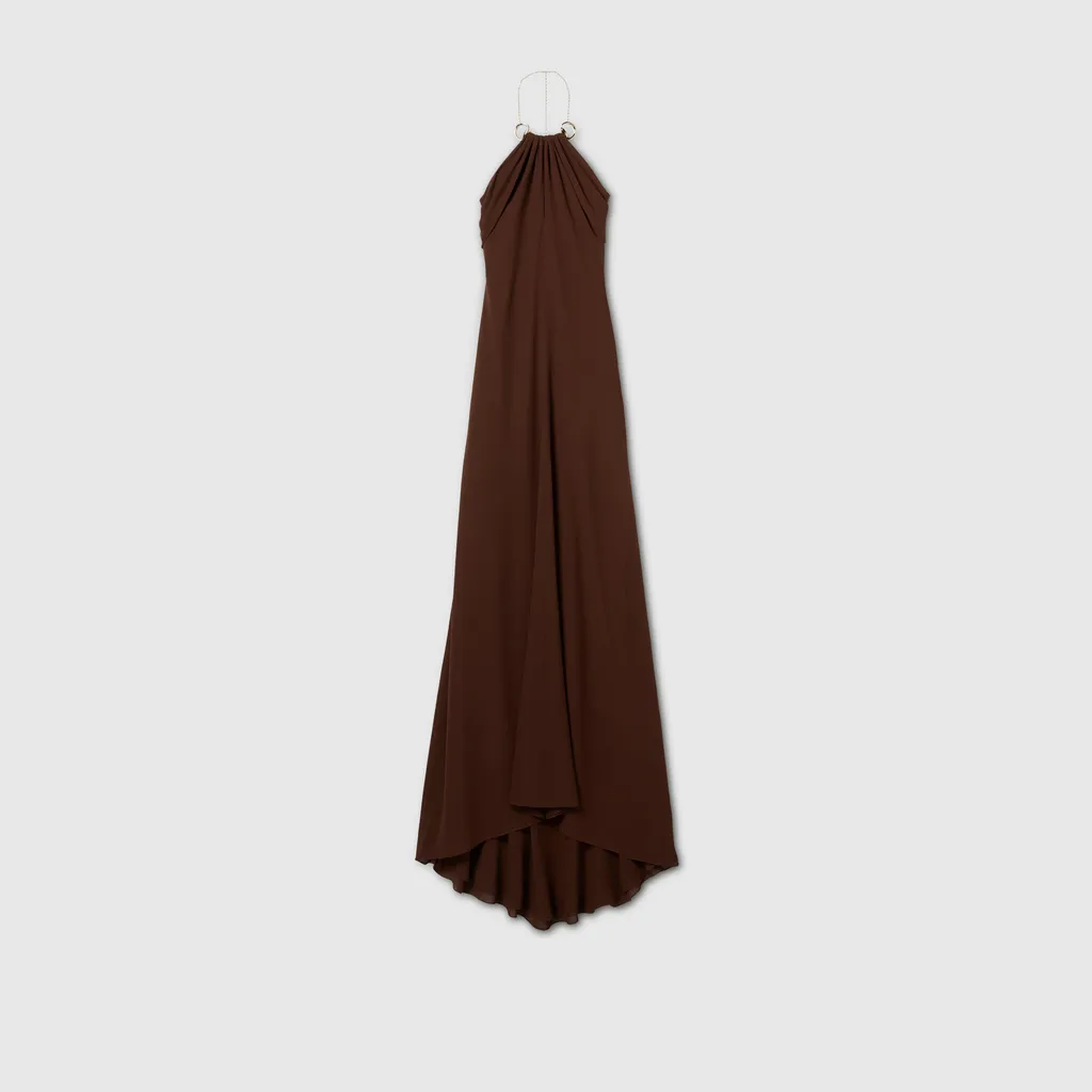 Silk CrÊPe Long Dress