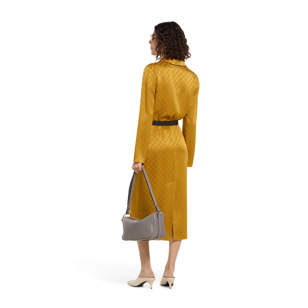 Gg Acetate Jacquard Dress