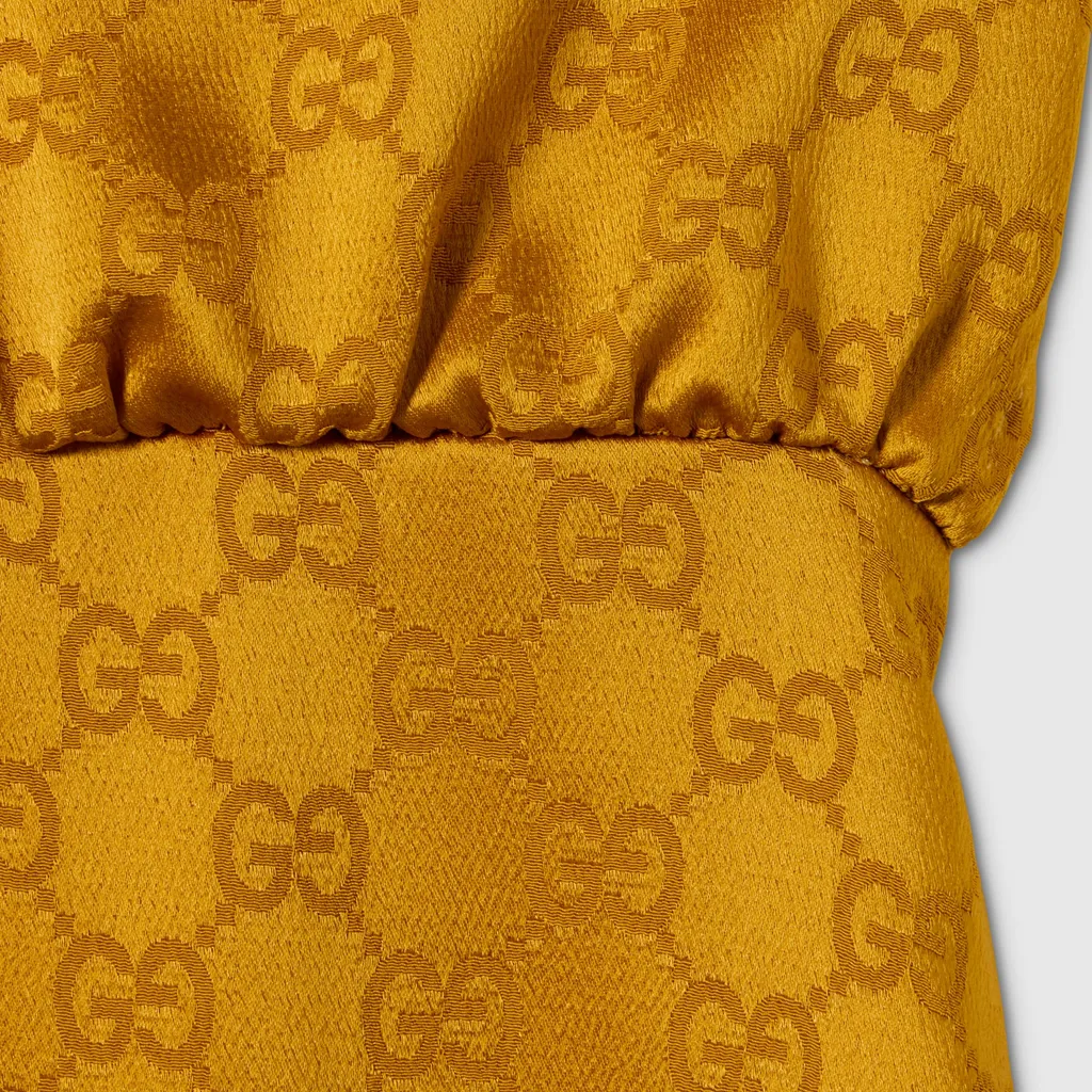 Gg Acetate Jacquard Dress