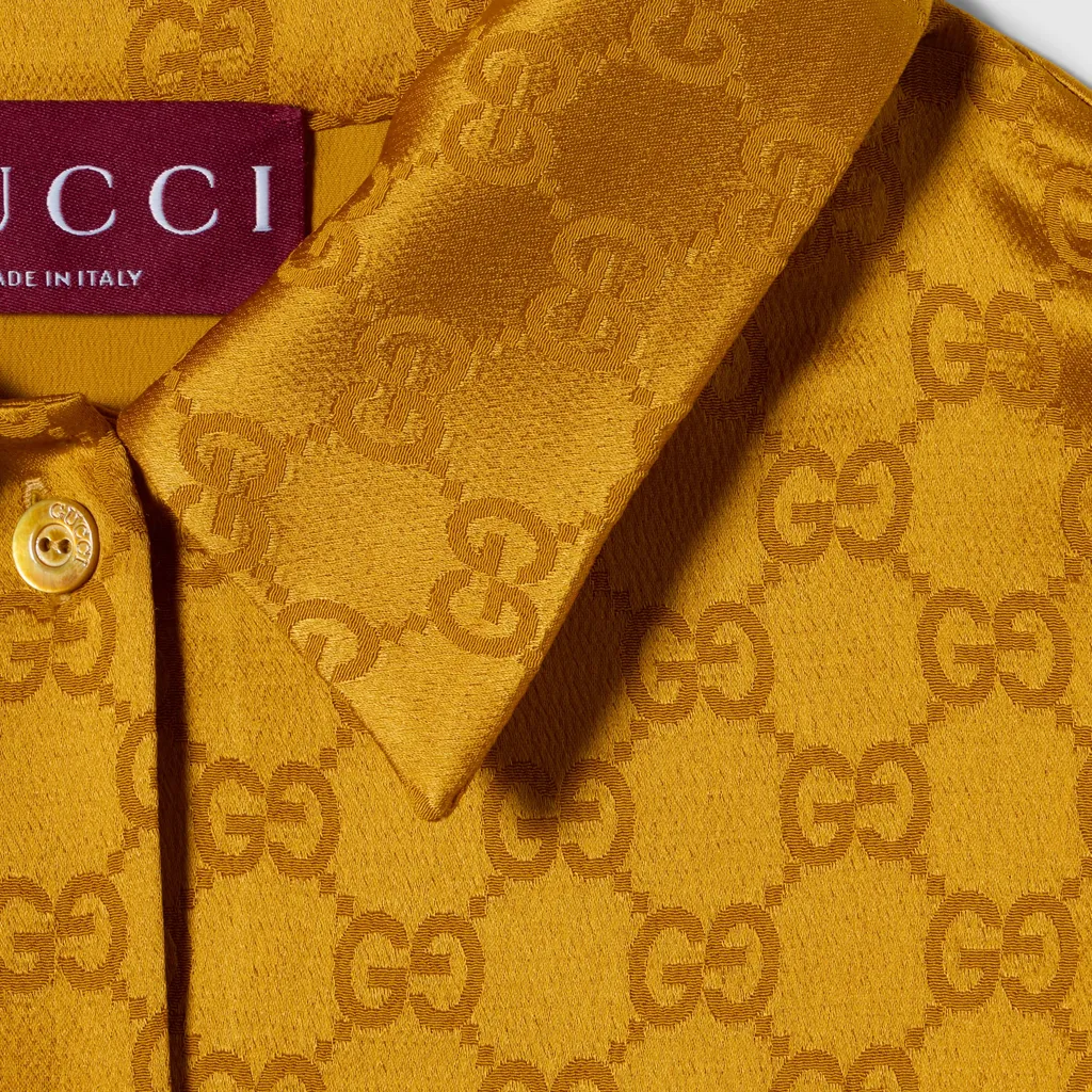 Gg Acetate Jacquard Dress