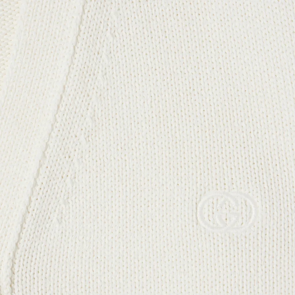 Cotton Cardigan With Embroidery