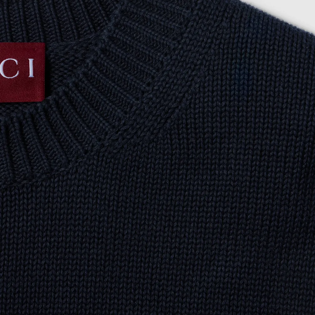 Cotton Sweatshirt With Embroidery