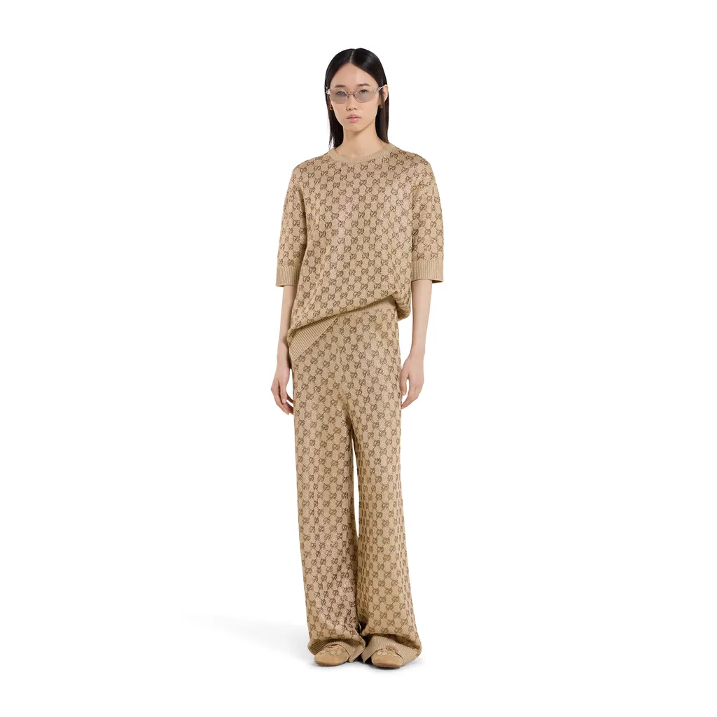 Wool Cashmere Jumper With Crystals