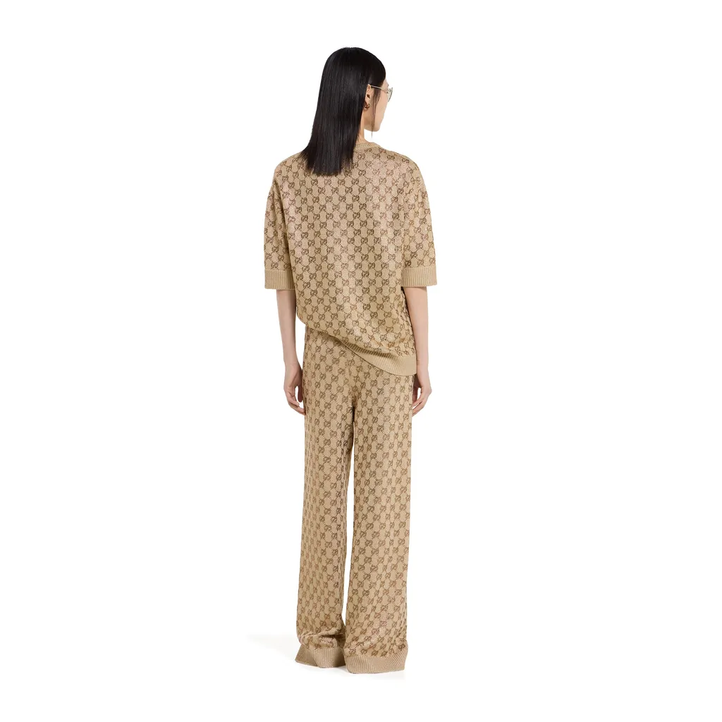 Wool Cashmere Jumper With Crystals