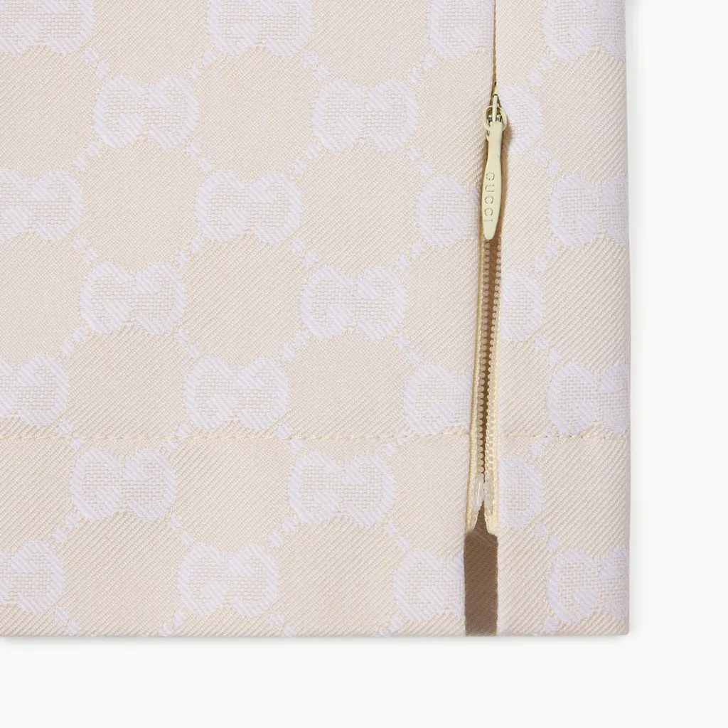 Gg Cotton Gabardine Skirt