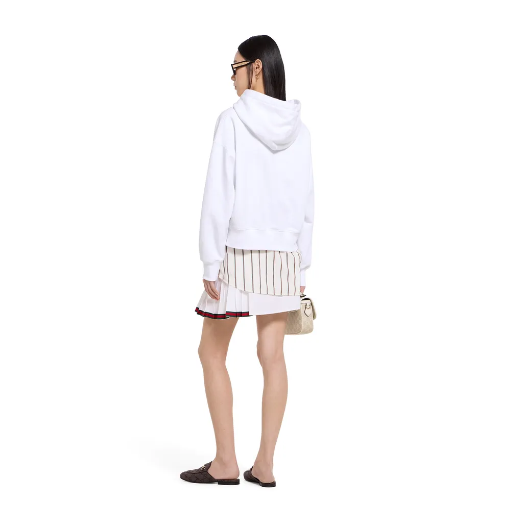 Cotton Jersey Sweatshirt With Print